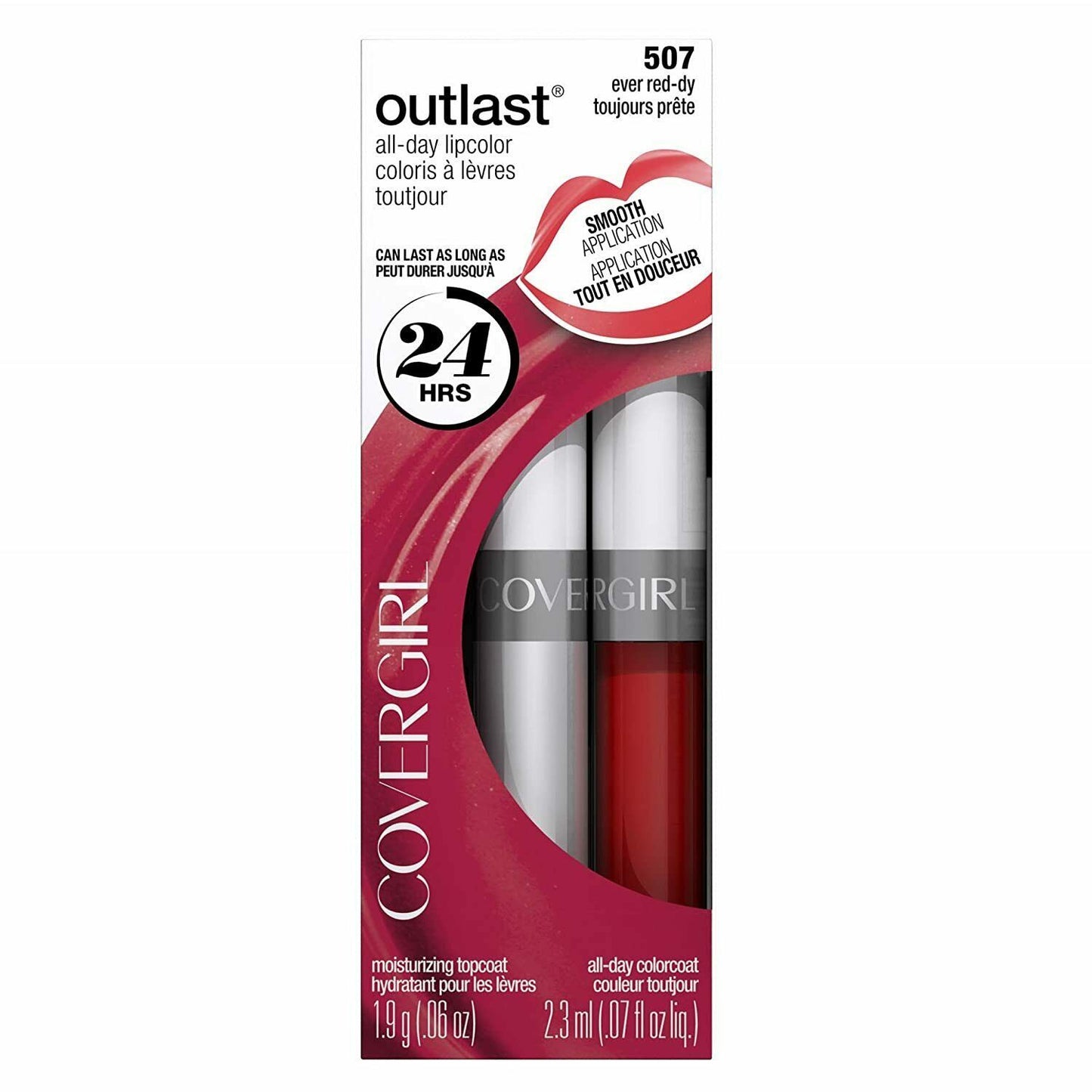 COVERGIRL Outlast 24HR Illumina All-Day Moisturizing Lip Color,