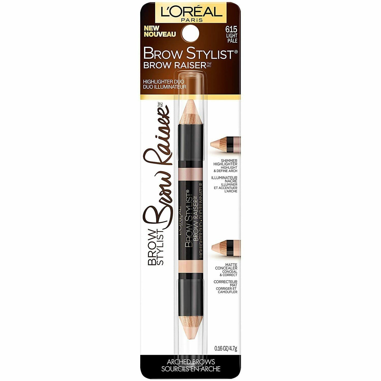 L’Oréal Paris Brow Stylist Brow Raiser Duo Highlighter,