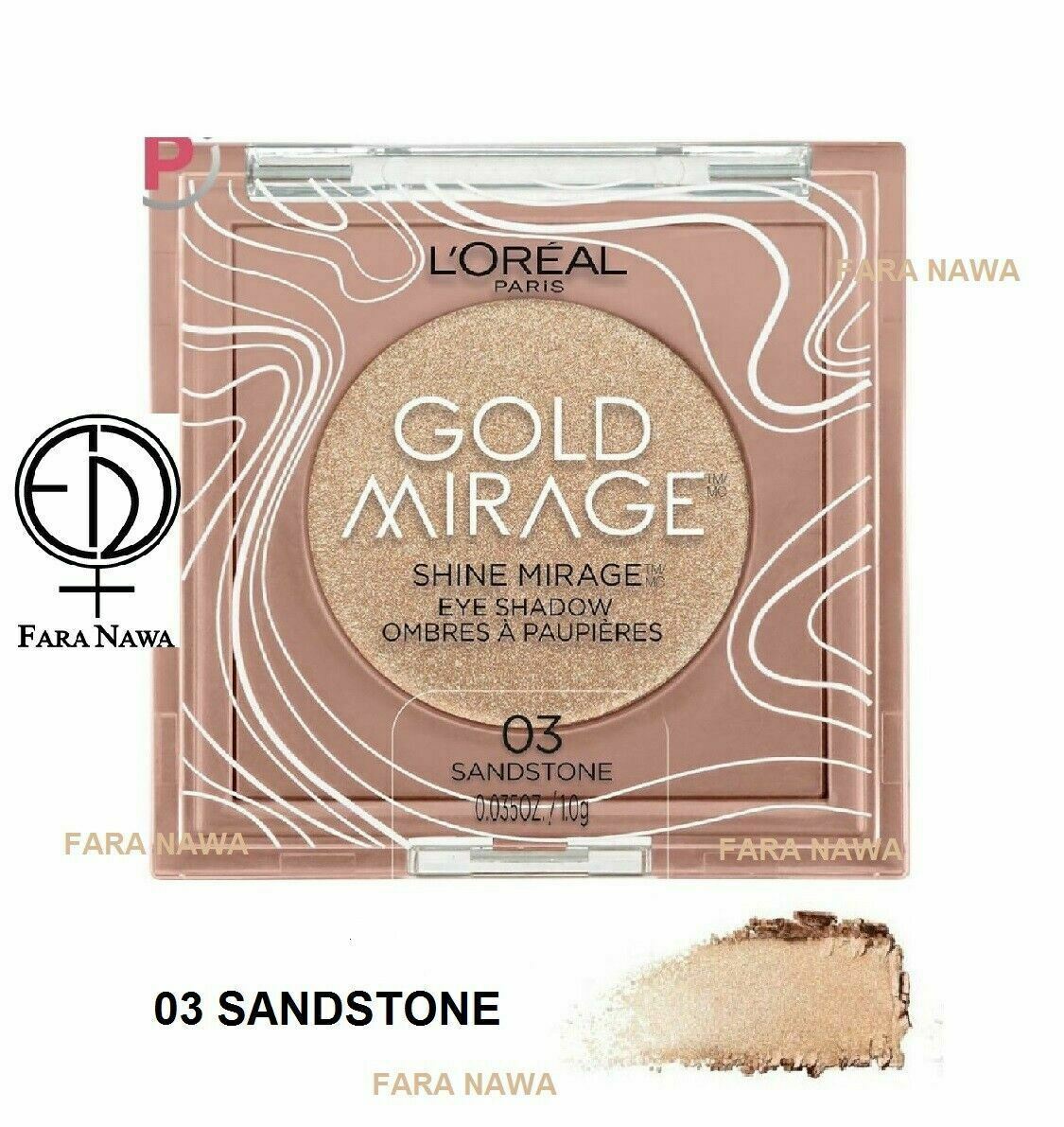 L’ORÉAL PARIS Gold Mirage "LIMITED EDITION" Shimmering EYE SHADOW,