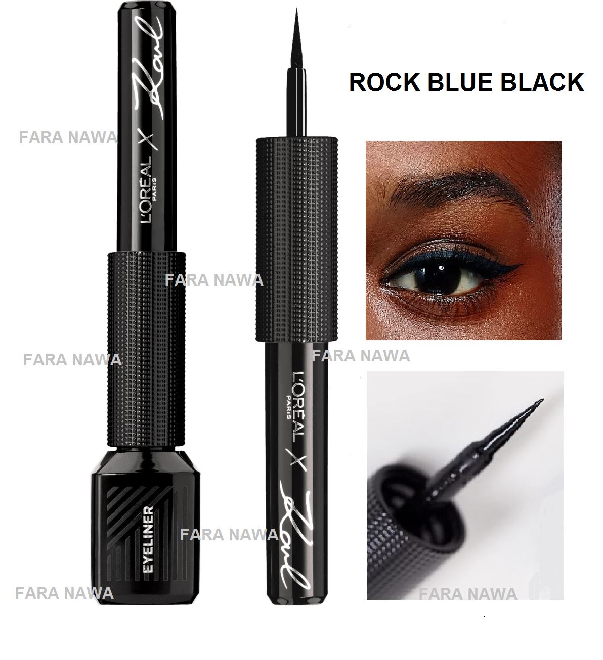 L'Oreal Paris X Karl Lagerfeld Liquid Graphic Eyeliner, Limited Edition,