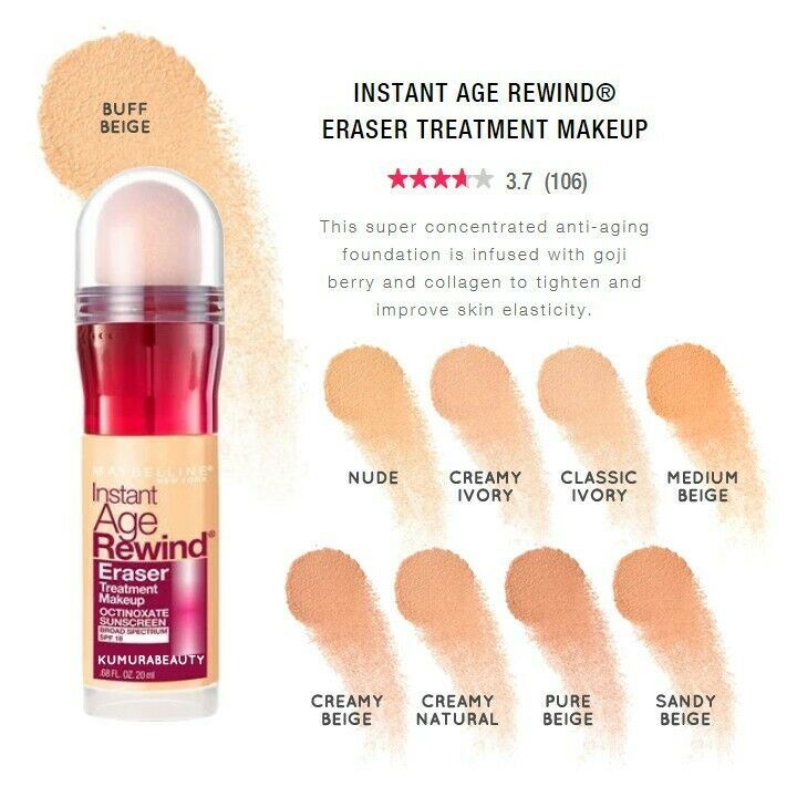 Maybelline New York Instant Age Rewind Eraser Treatment Makeup,