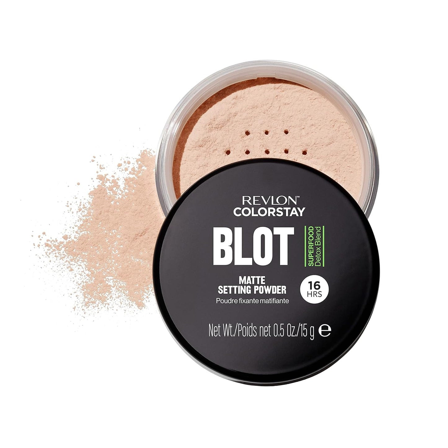 Revlon ColorStay Blot Setting Powder, Matte Finish, Longwear,