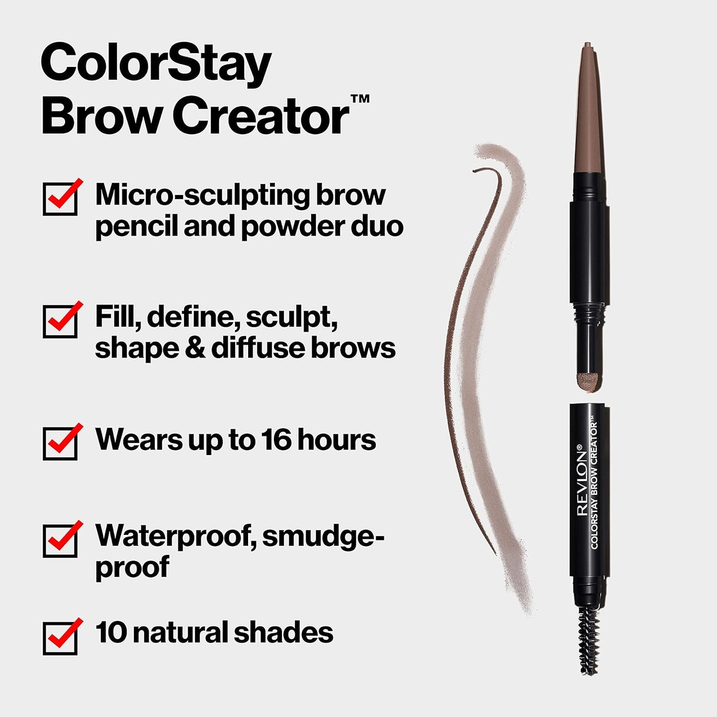 Revlon Colorstay Eyebrow Pencil Brow Creator,