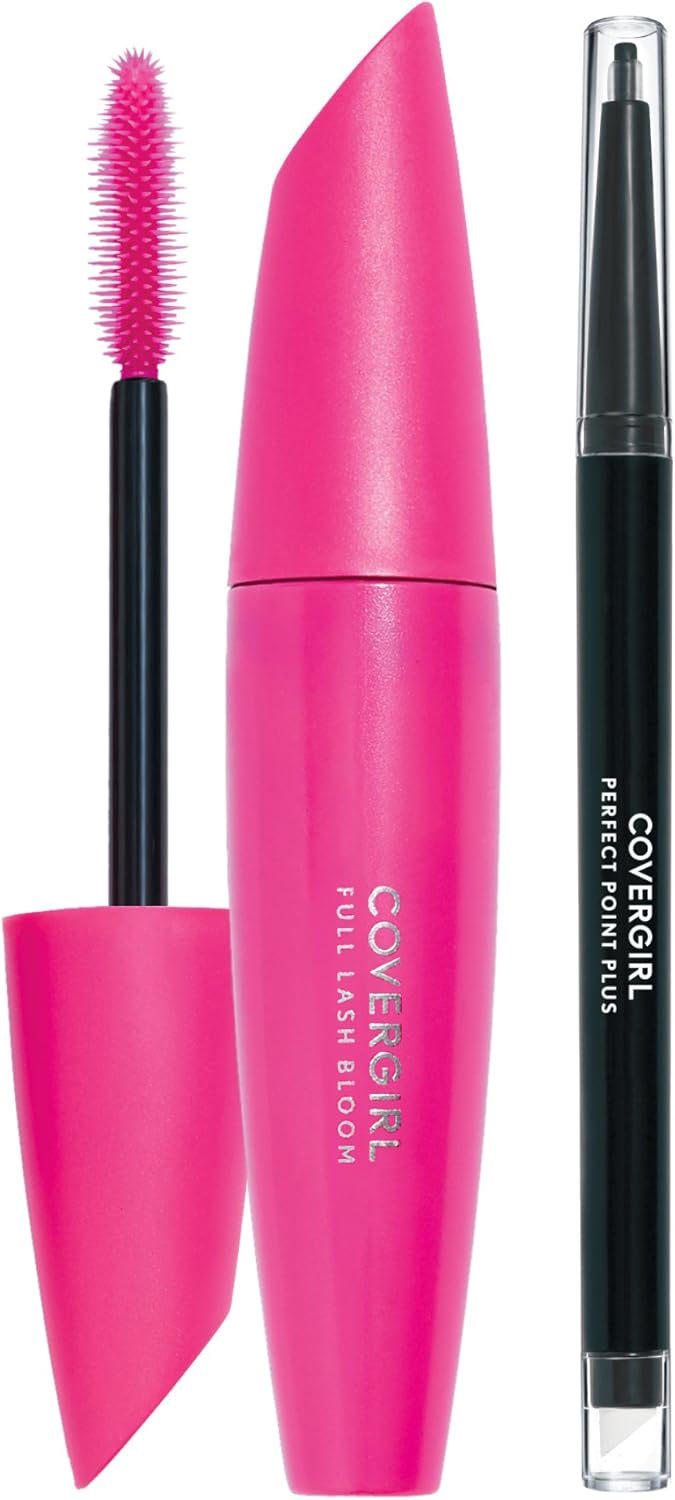 COVERGIRL Full Lash Bloom Mascara + Perfect Point Plus Eyeliner Value Pack,