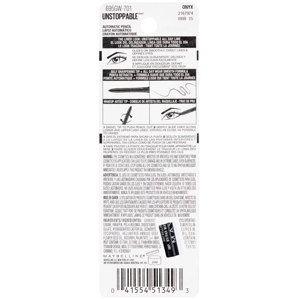 Maybelline Unstoppable Eyeliner,