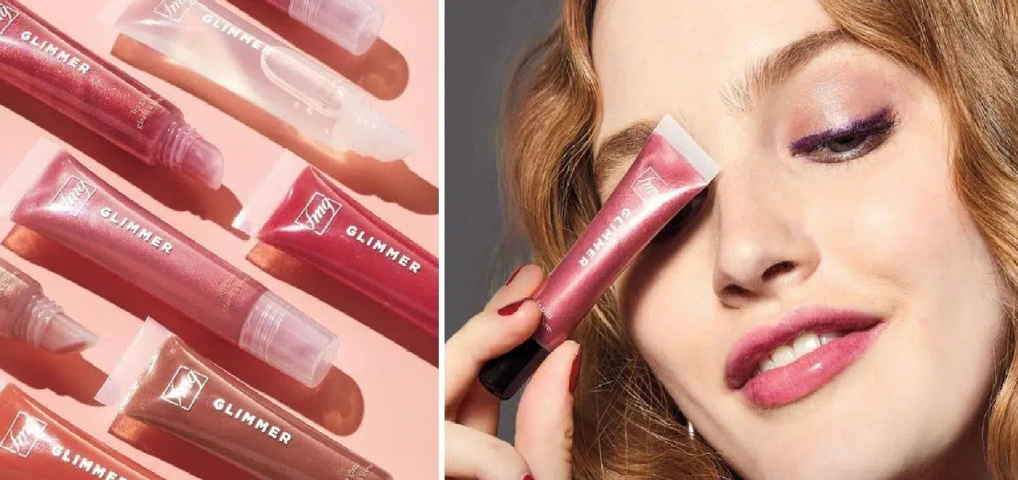 Avon FMG Glimmer Lip Glaze Gloss Glow Vitamin E Hydrating Non Sticky Shine,