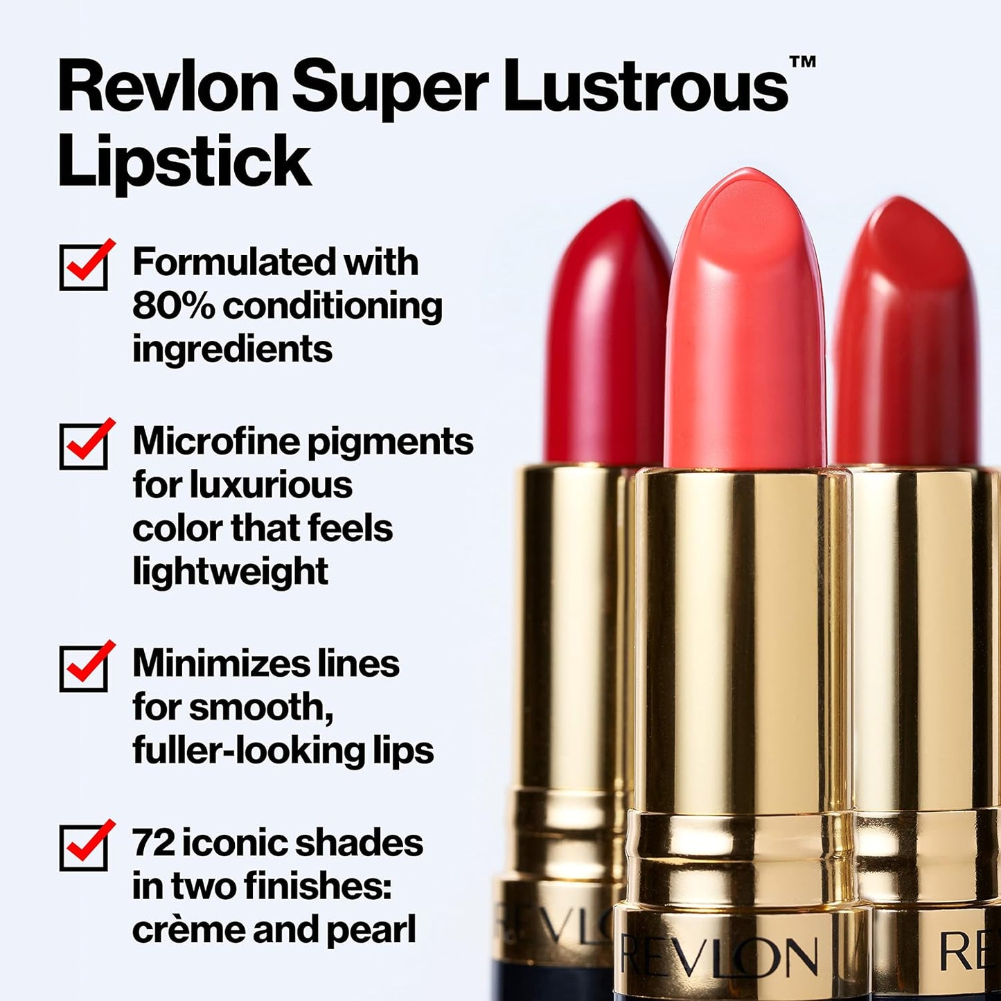 Revlon Super Lustrous Lipstick, 720 Fire & Ice - 778 Pink Promise,