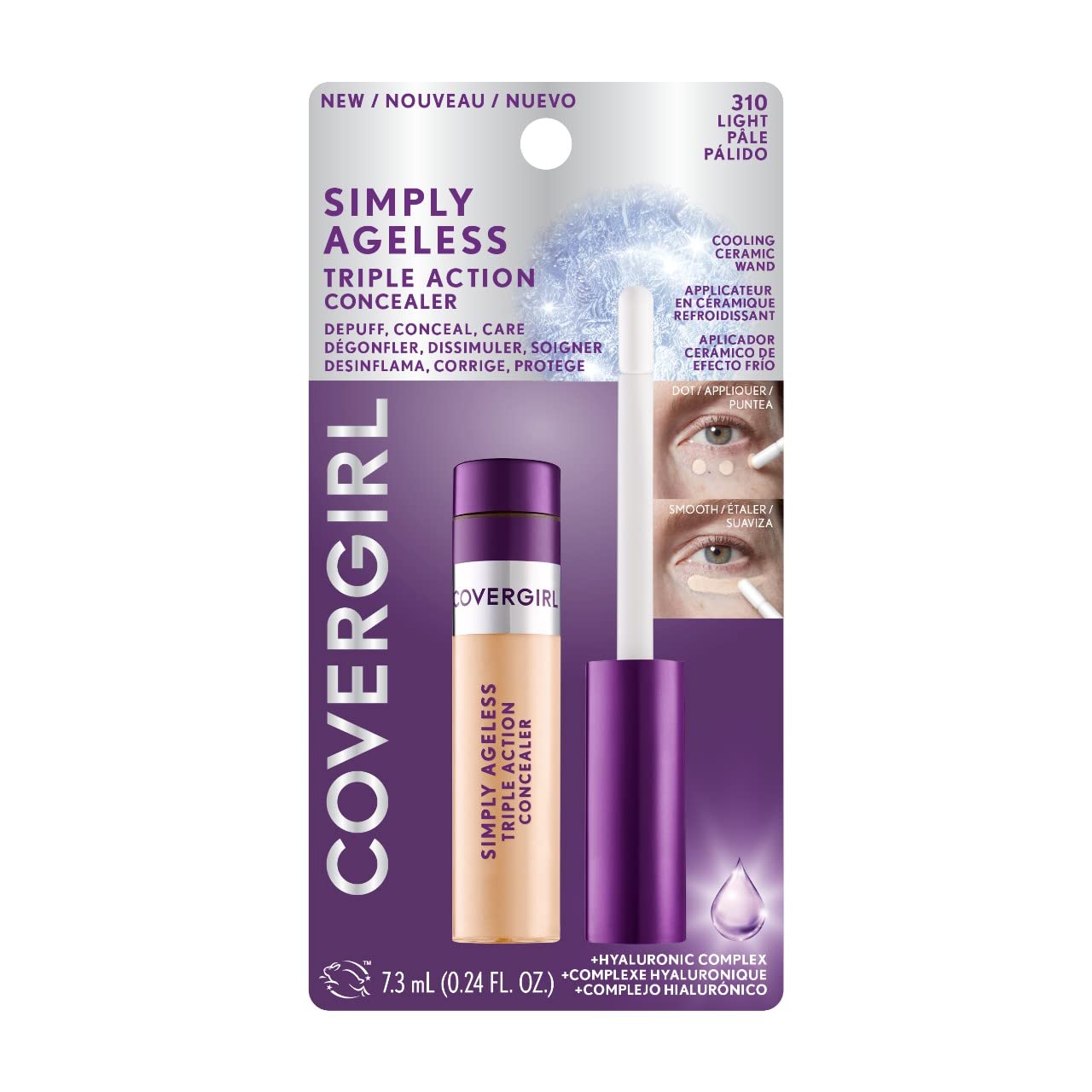 COVERGIRL Simply Ageless Triple Action Concealer,