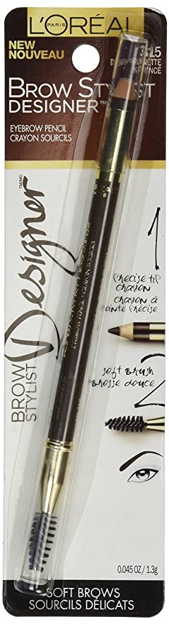L'Oreal Paris Makeup Brow Stylist Definer Waterproof Eyebrow Pencil,