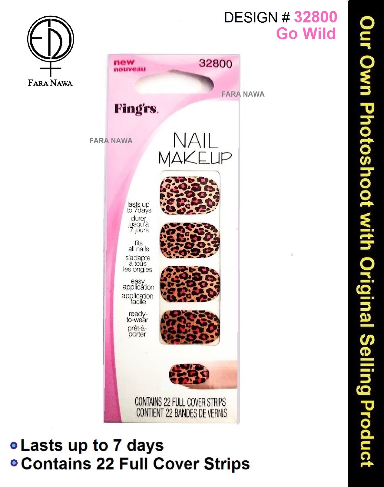 Fing'rs Nail Makeup 22 Full Nail Strips,