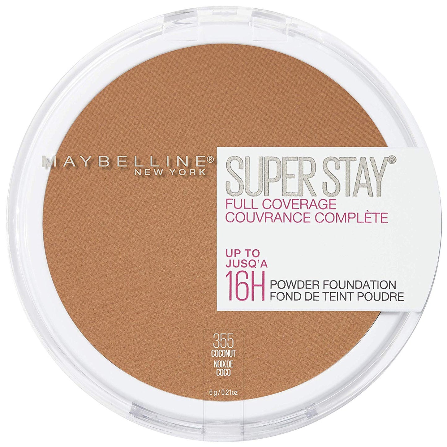Maybelline Super Stay Full Coverage Powder Foundation, Matte Finish,