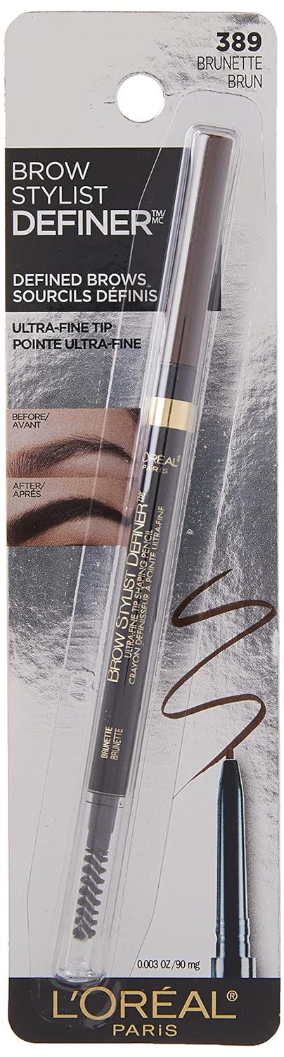 L'Oreal Paris Makeup Brow Definer Waterproof Eyebrow Pencil,