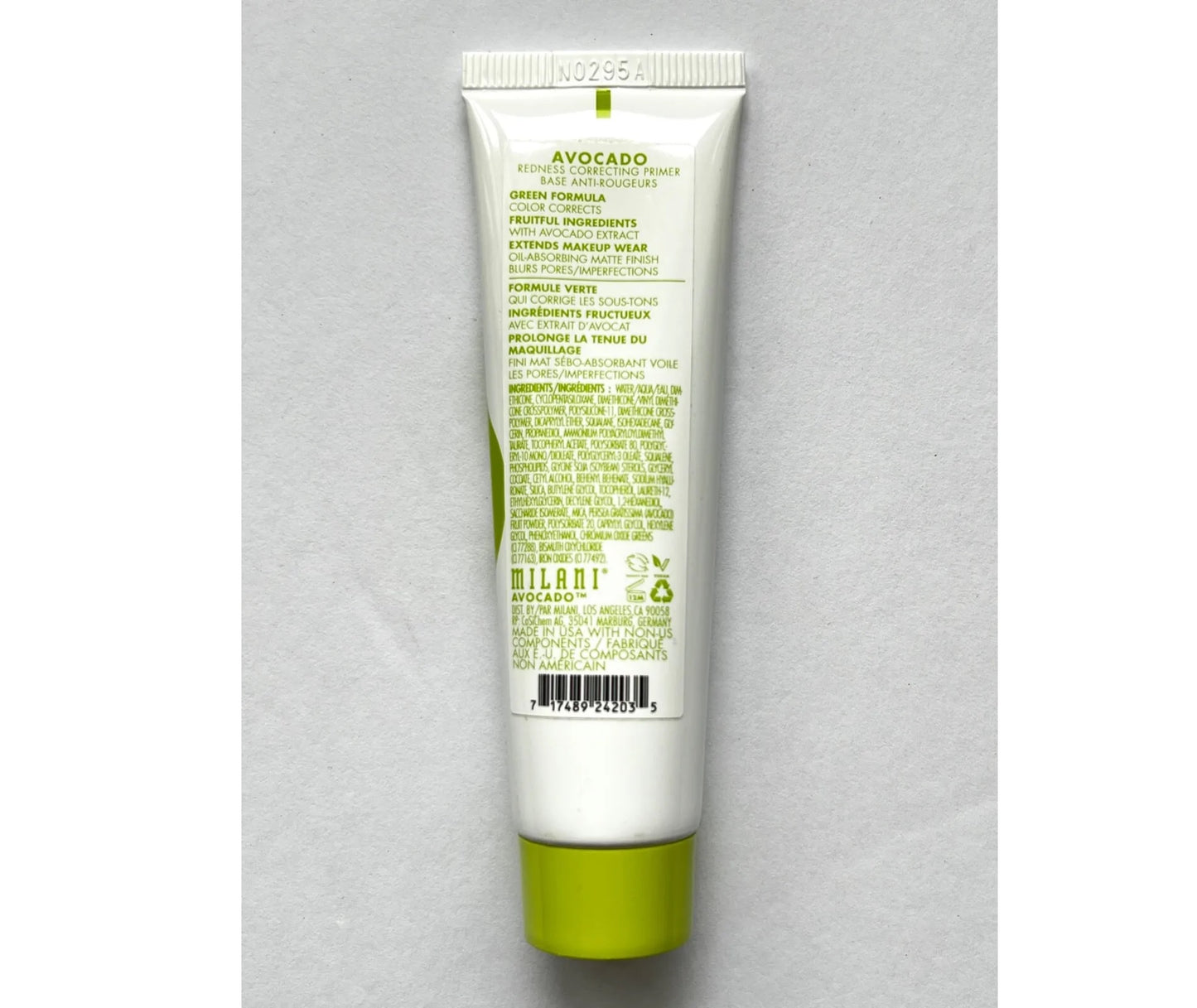 Milani Skin Fresh Avocado Redness Correcting Primer,