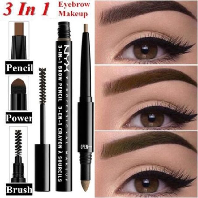 NYX Professional Makeup 3-Dimensional Brow Pen,