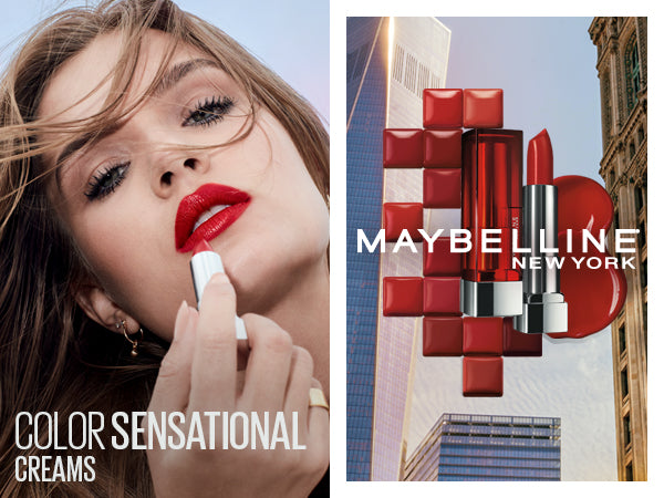 Maybelline NEW YORK Color Sensational Lipstick, 400 Berry Go - 450 Romantic Rose