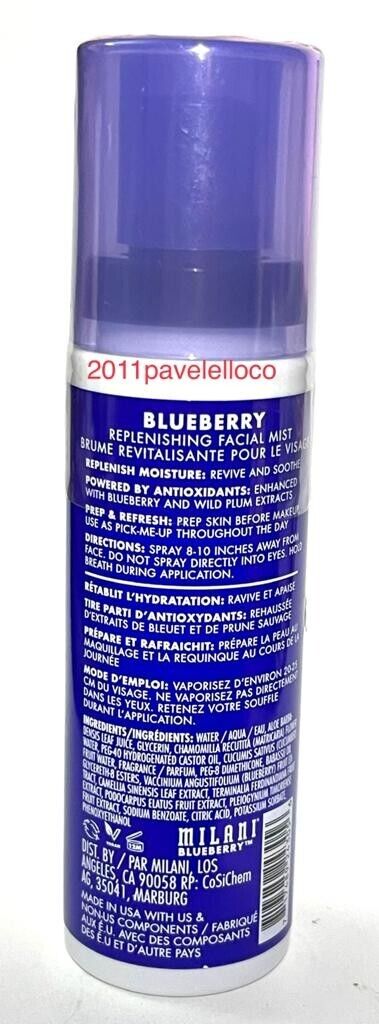Milani BLUEBERRY Replenishing Facial Mist,