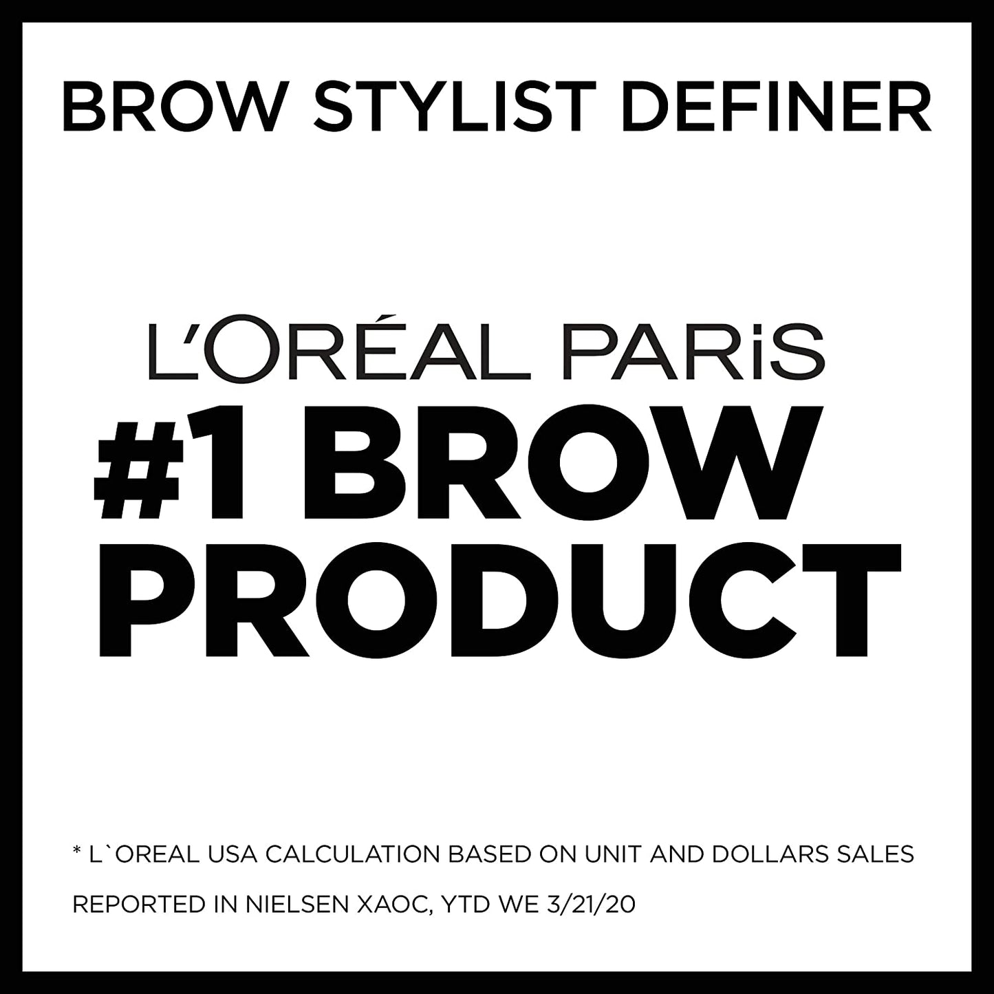 L'Oreal Paris Makeup Brow Definer Waterproof Eyebrow Pencil,
