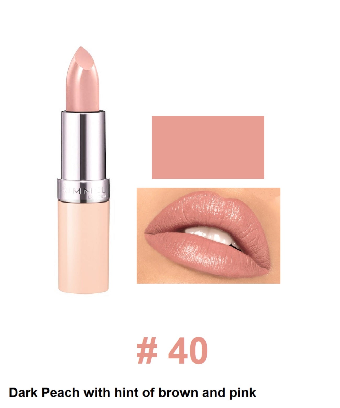 Rimmel Lasting Finish Lipstick by Kate Moss Nude Collection,