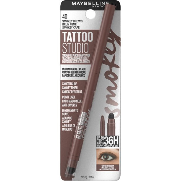 Maybelline TattooStudio Smokey Gel Pencil Eyeliner,