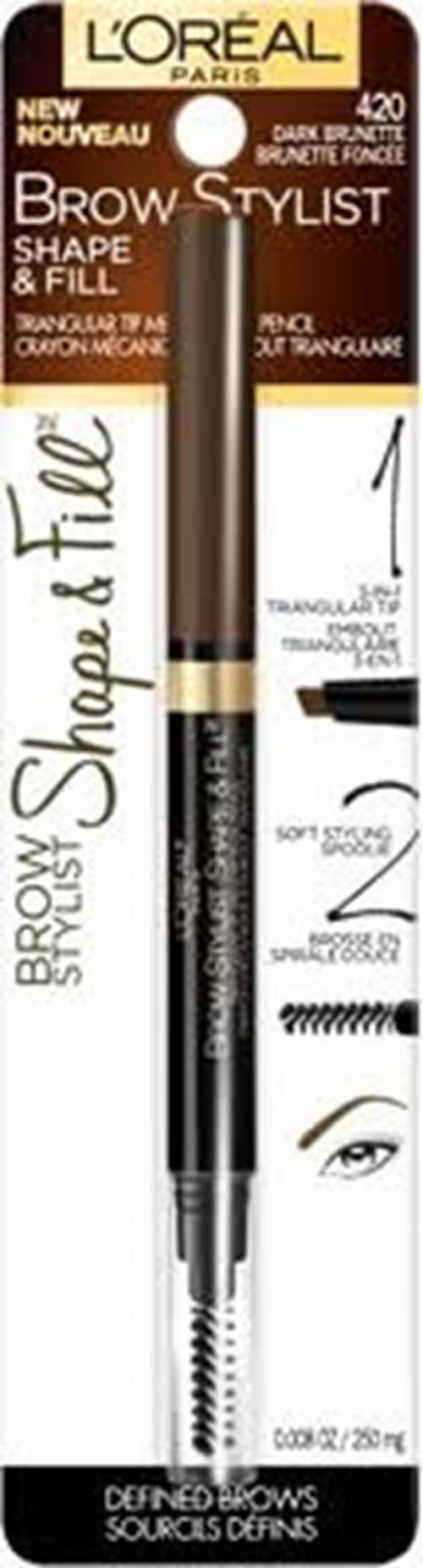 L'Oreal Paris Makeup Brow Stylist Shape & Fill Mechanical Eye Brow Pencil,