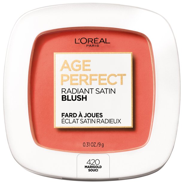 L'Oreal Paris Age Perfect Radiant Satin Blush with Camellia Oil,