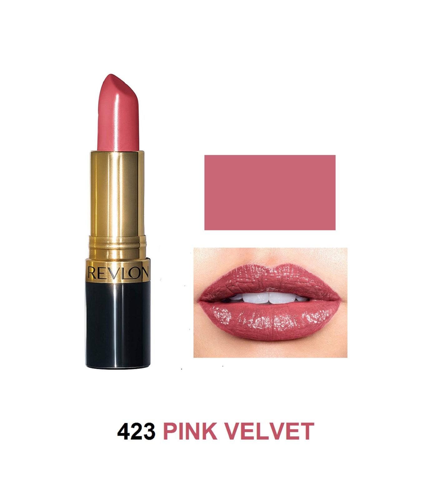 Revlon Super Lustrous Lipstick, 405 Silver City Pink - 525 Wine With Everything,