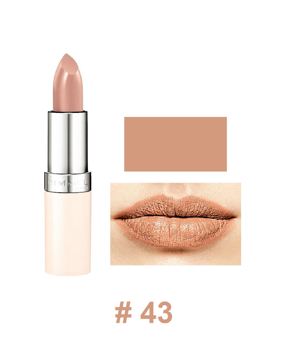 Rimmel Lasting Finish Lipstick by Kate Moss Nude Collection,