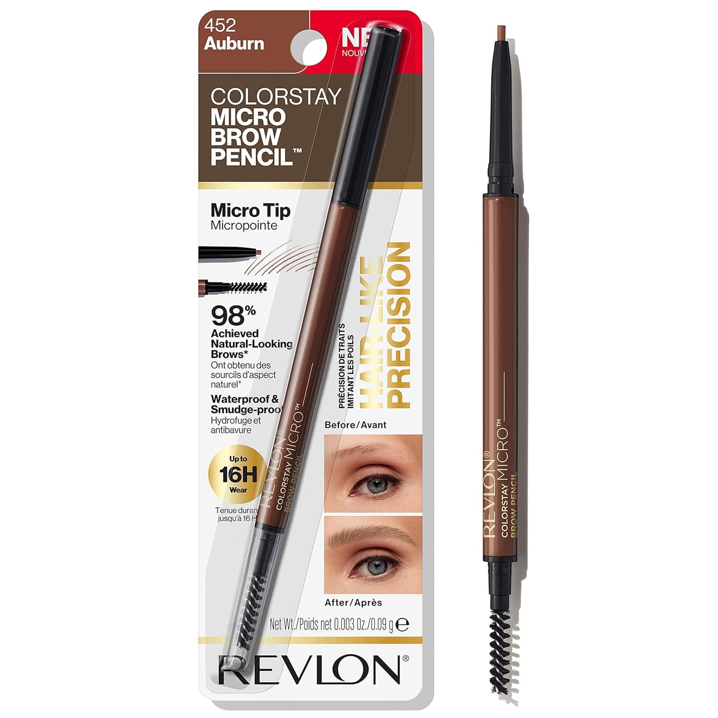 Revlon ColorStay Micro Waterproof and Long Wearing Eyebrow Pencil,