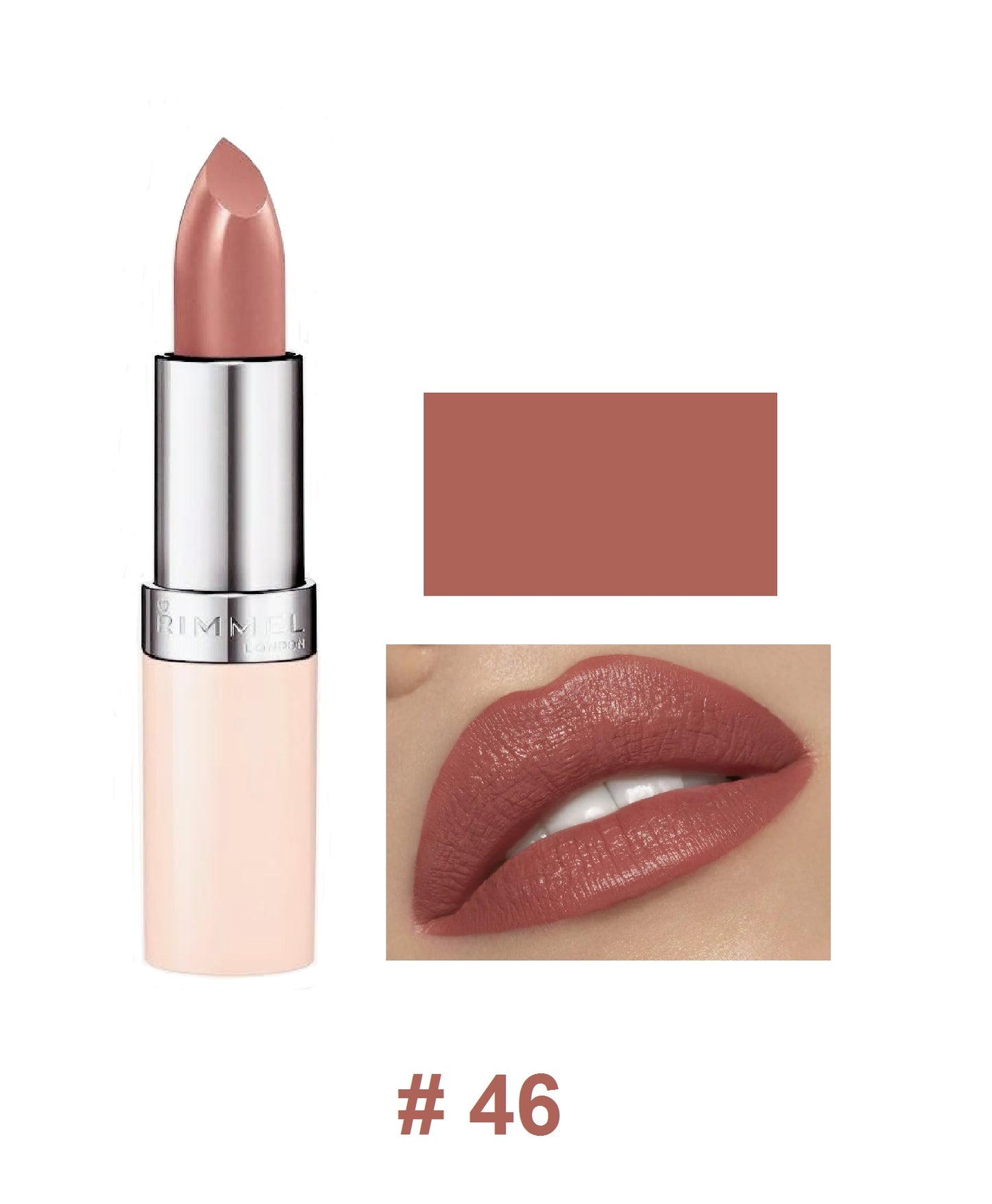 Rimmel Lasting Finish Lipstick by Kate Moss Nude Collection,