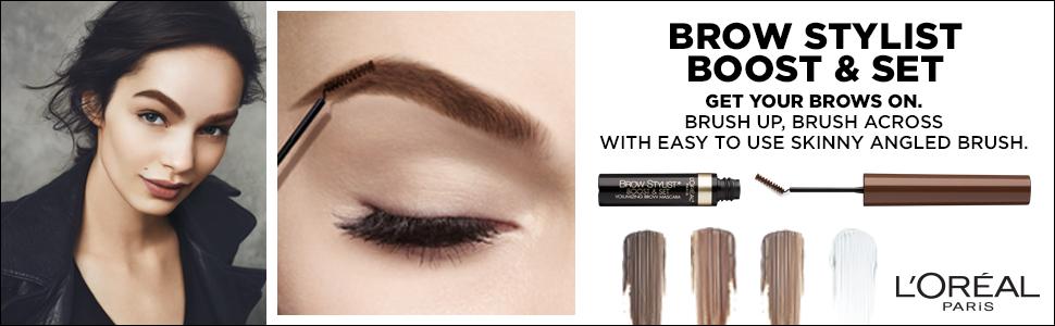 L'Oreal Paris Cosmetics Brow Stylist Boost & Set Brow Mascara,