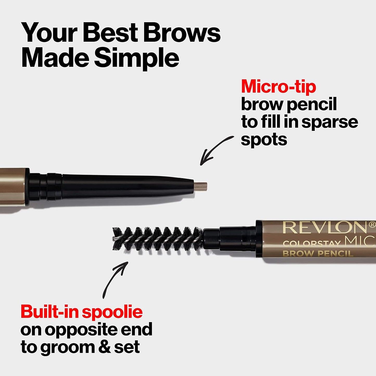 Revlon ColorStay Micro Waterproof and Long Wearing Eyebrow Pencil,