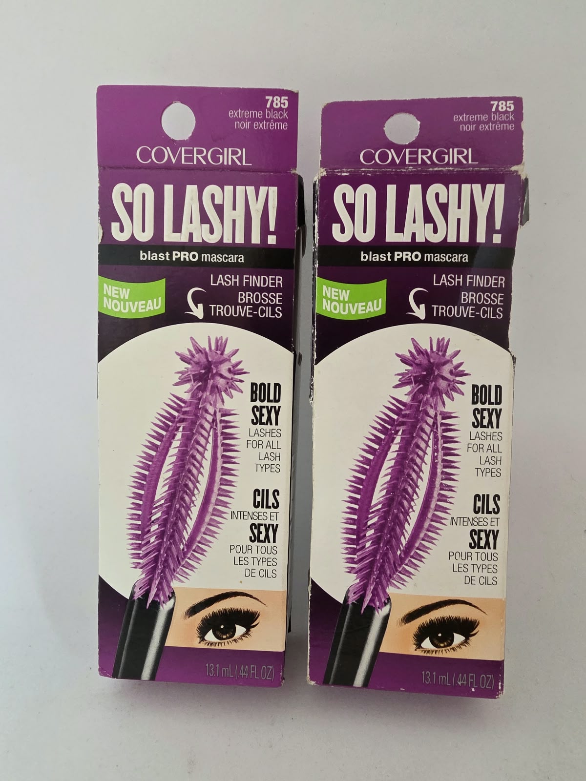 2X COVERGIRL So Lashy! blastPRO Mascara Lash Finder Brush, 785 Extreme Black