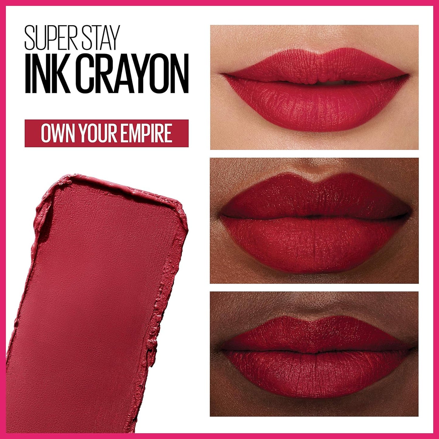 Maybelline SuperStay Ink Crayon Matte Lipstick,
