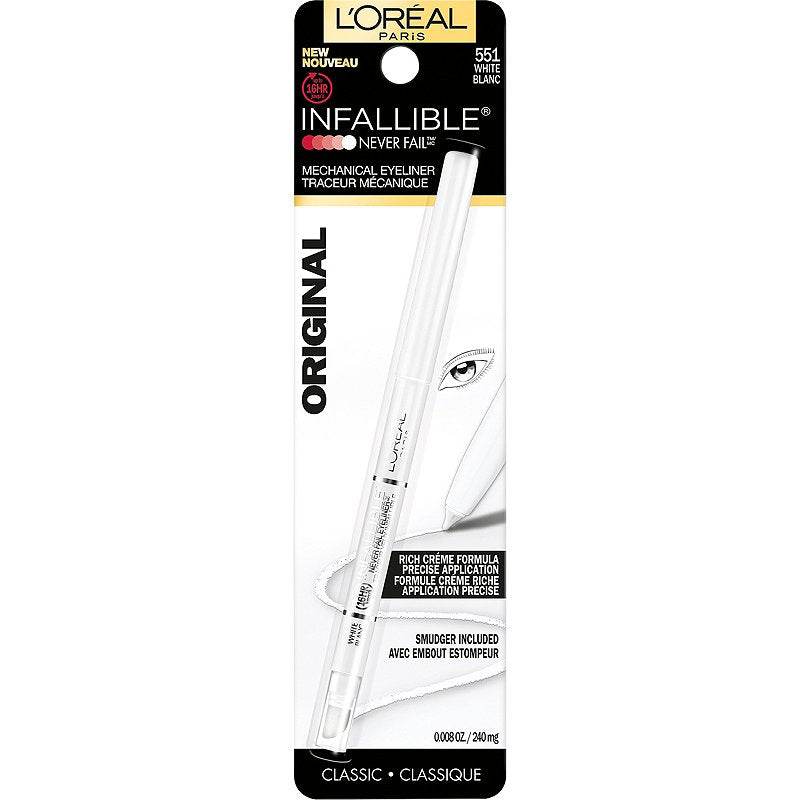 L'Oreal Paris Infallible Original Mechanical Eyeliner 16HR Never-Fail Eyeliner,