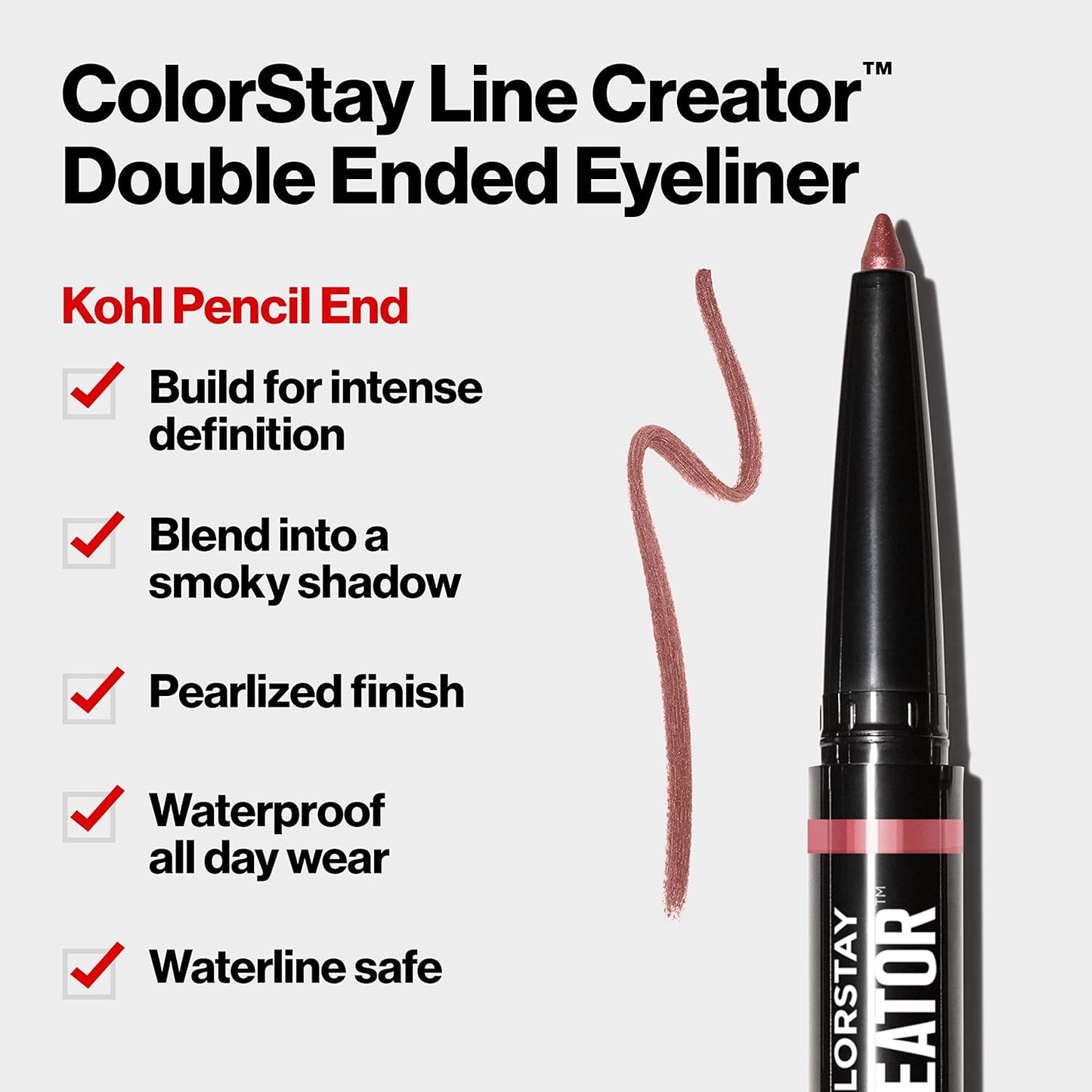 Revlon ColorStay Line Creator Double Ended Waterproof Eyeliner,