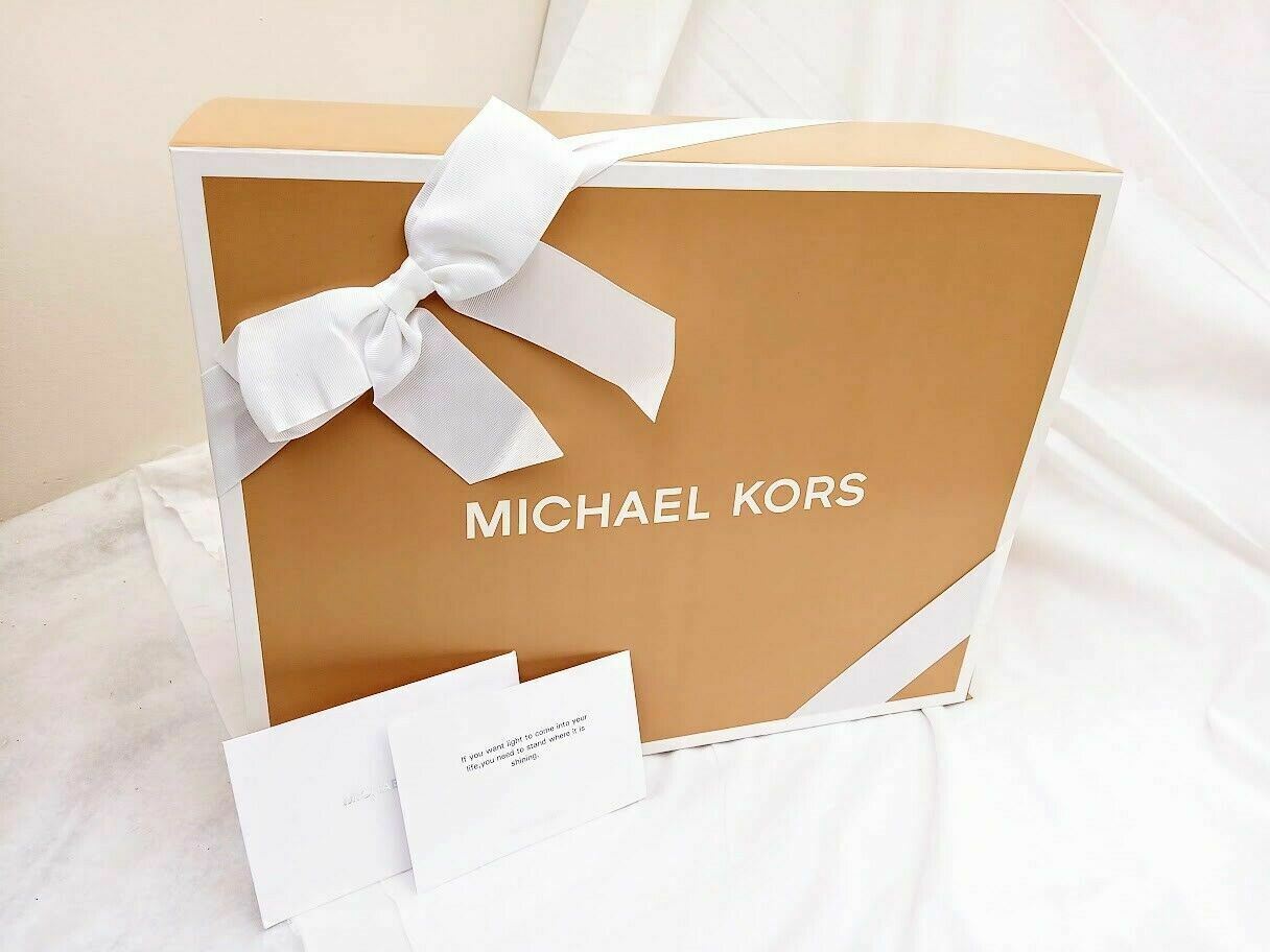 Michael Kors Rayne Medium Satchel Leather Handbag, "In MK Gift Box"