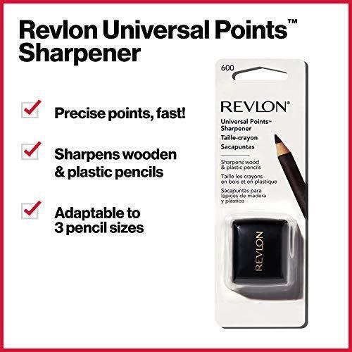 Revlon Universal Points Dual Hole Cosmetic Pencil Sharpener,