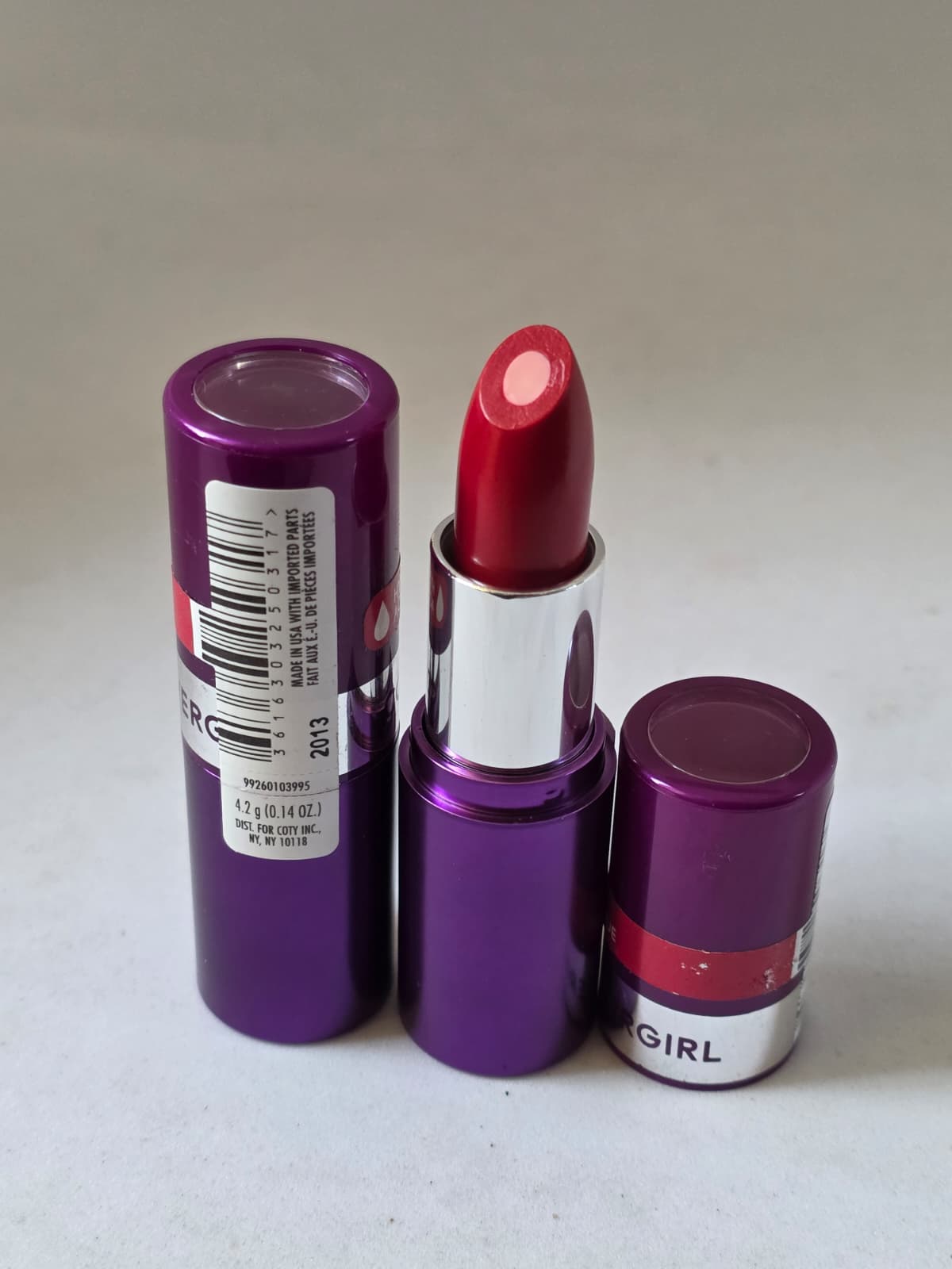 2X COVERGIRL Simply Ageless Moisture Renew Core Lipstick, 310 Devoted Red