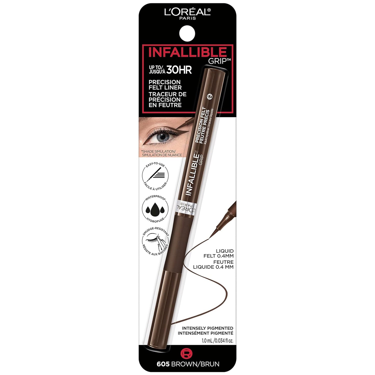L’Oreal Paris Infallible Grip Precision Felt Up To 30HRs Eyeliner,