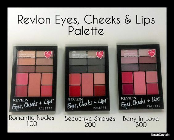 Revlon Eyes, Cheeks, Lips Palette, 3 Shade's