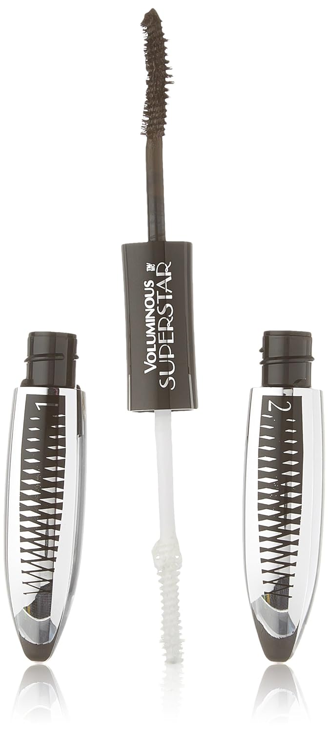 L'Oreal Paris Voluminous X Fiber Washable Mascara, 623 Black Brown