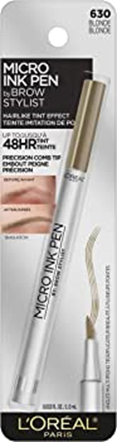 L'Oreal Paris Brow Stylist Micro Ink Pen by Brow Stylist, up to 48HR Wear,
