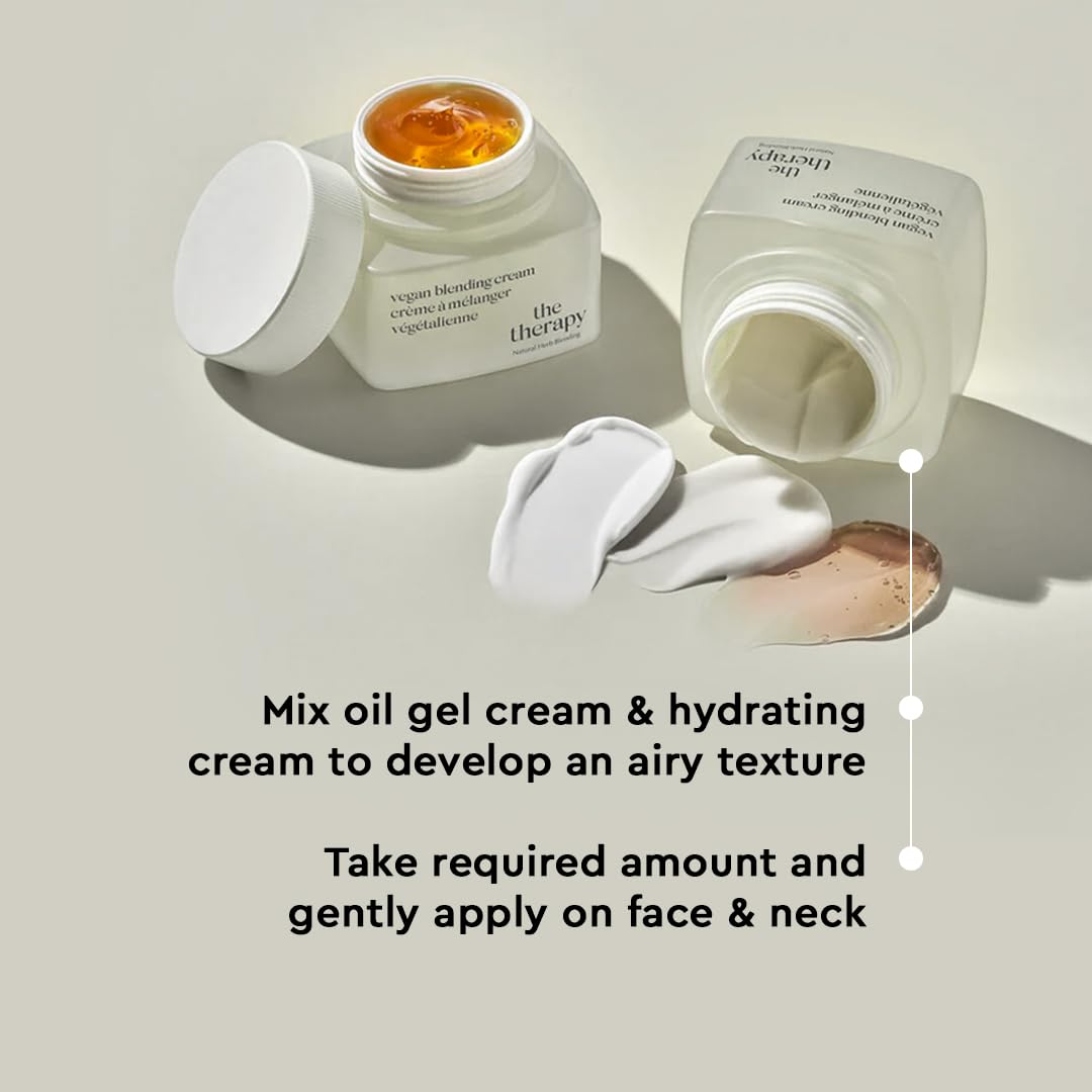 Vegan Blending Cream Face Moisturizer - Soothing, Anti-Aging, Anti-Wrinkle,
