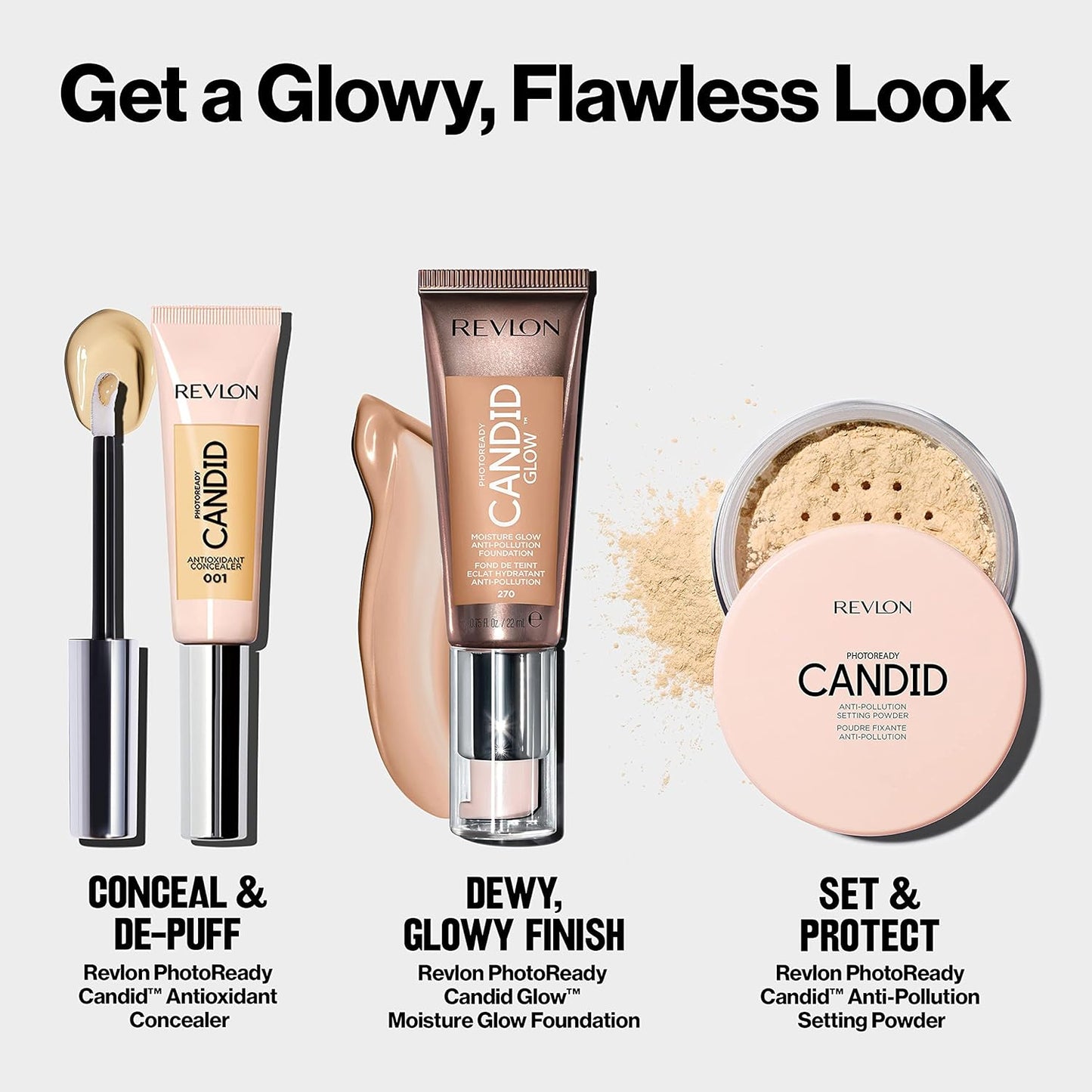 Revlon PhotoReady Candid Glow Moisture Glow Anti-Pollution Foundation,
