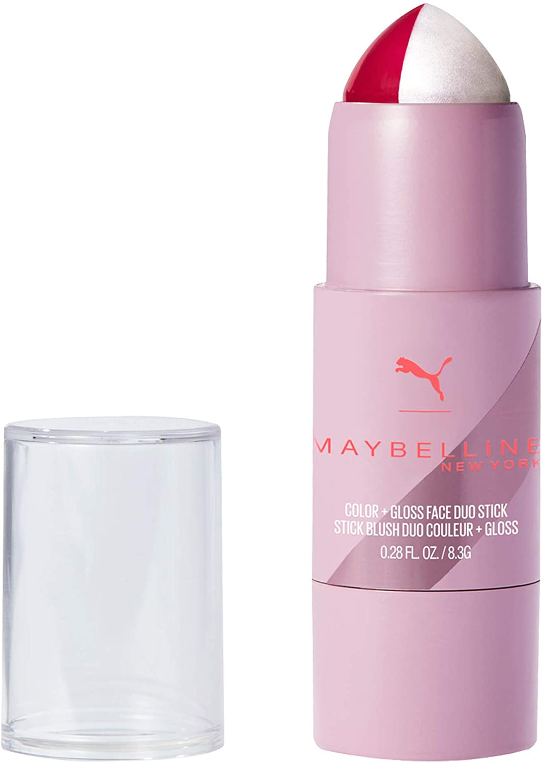 Maybelline New York Puma X Maybelline Color + Gloss Duo Face Stick, Hustle/burn