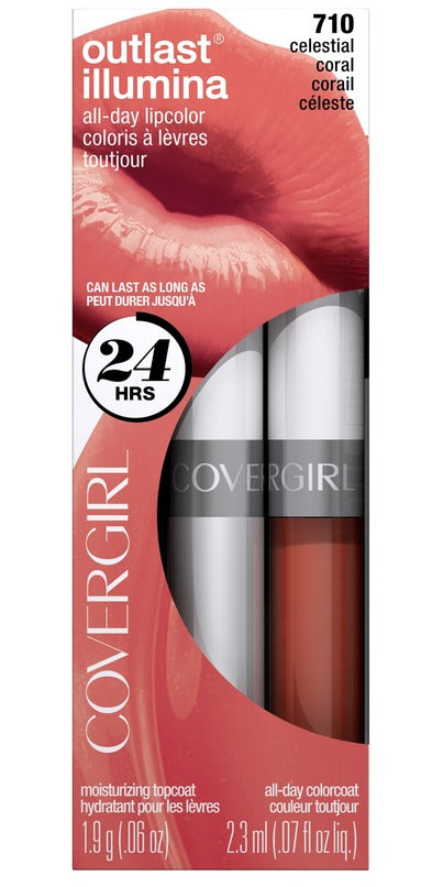COVERGIRL Outlast 24HR Illumina All-Day Moisturizing Lip Color,