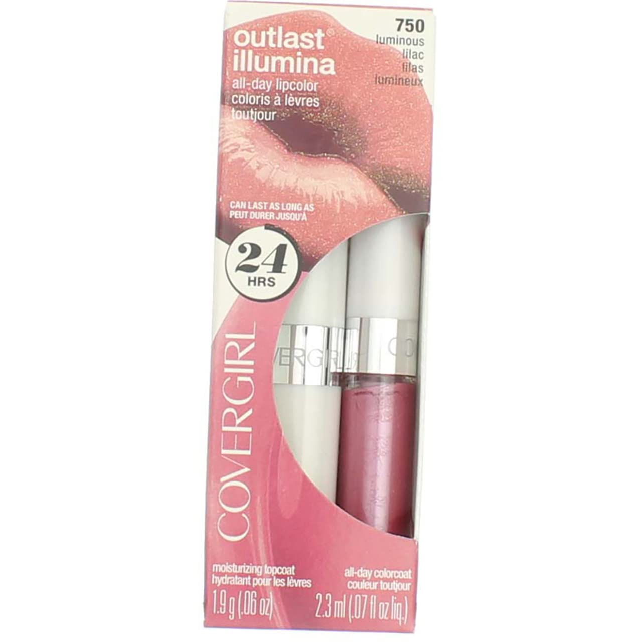 COVERGIRL Outlast 24HR Illumina All-Day Moisturizing Lip Color,