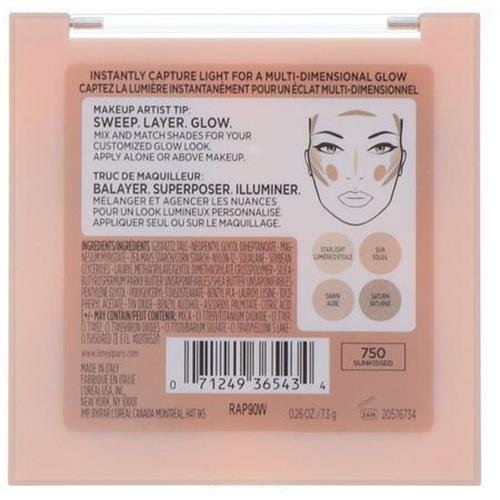 L'Oreal Paris True Match Lumi Glow Nude Highlighter Palette,