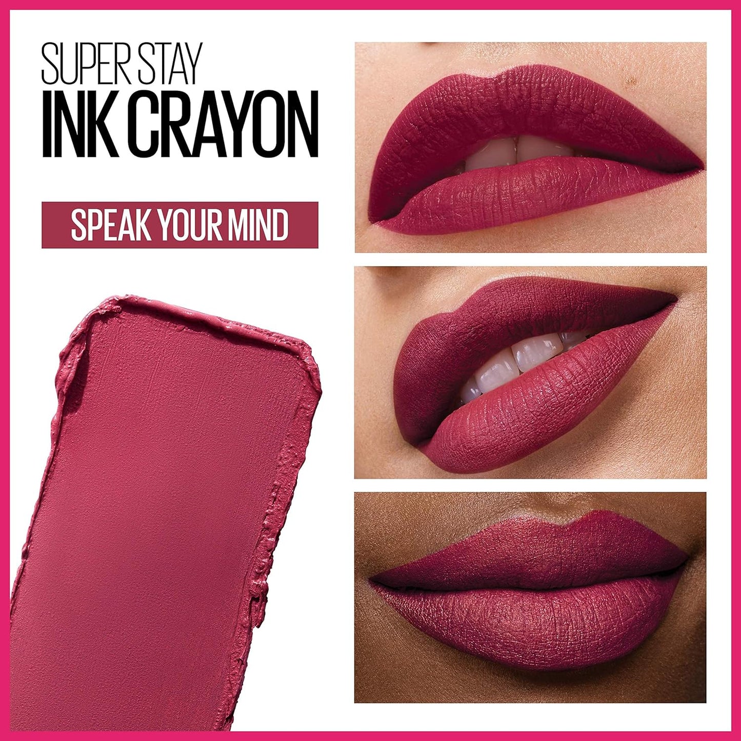 Maybelline SuperStay Ink Crayon Matte Lipstick,