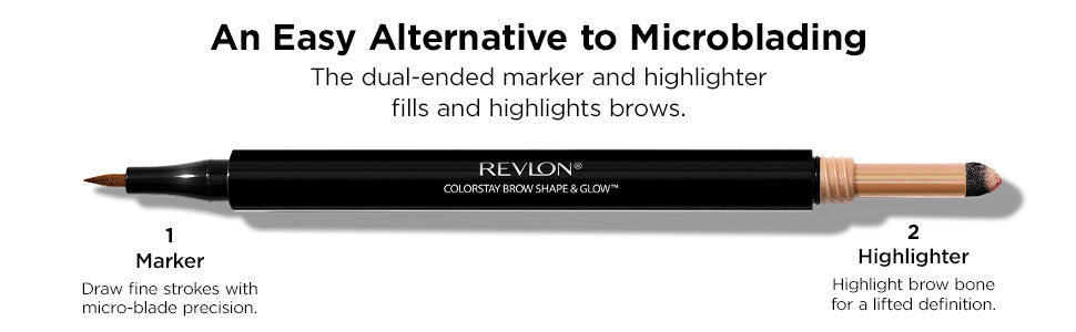 Revlon Colorstay Shape & Glow Eye Brow Marker and Highlighter,